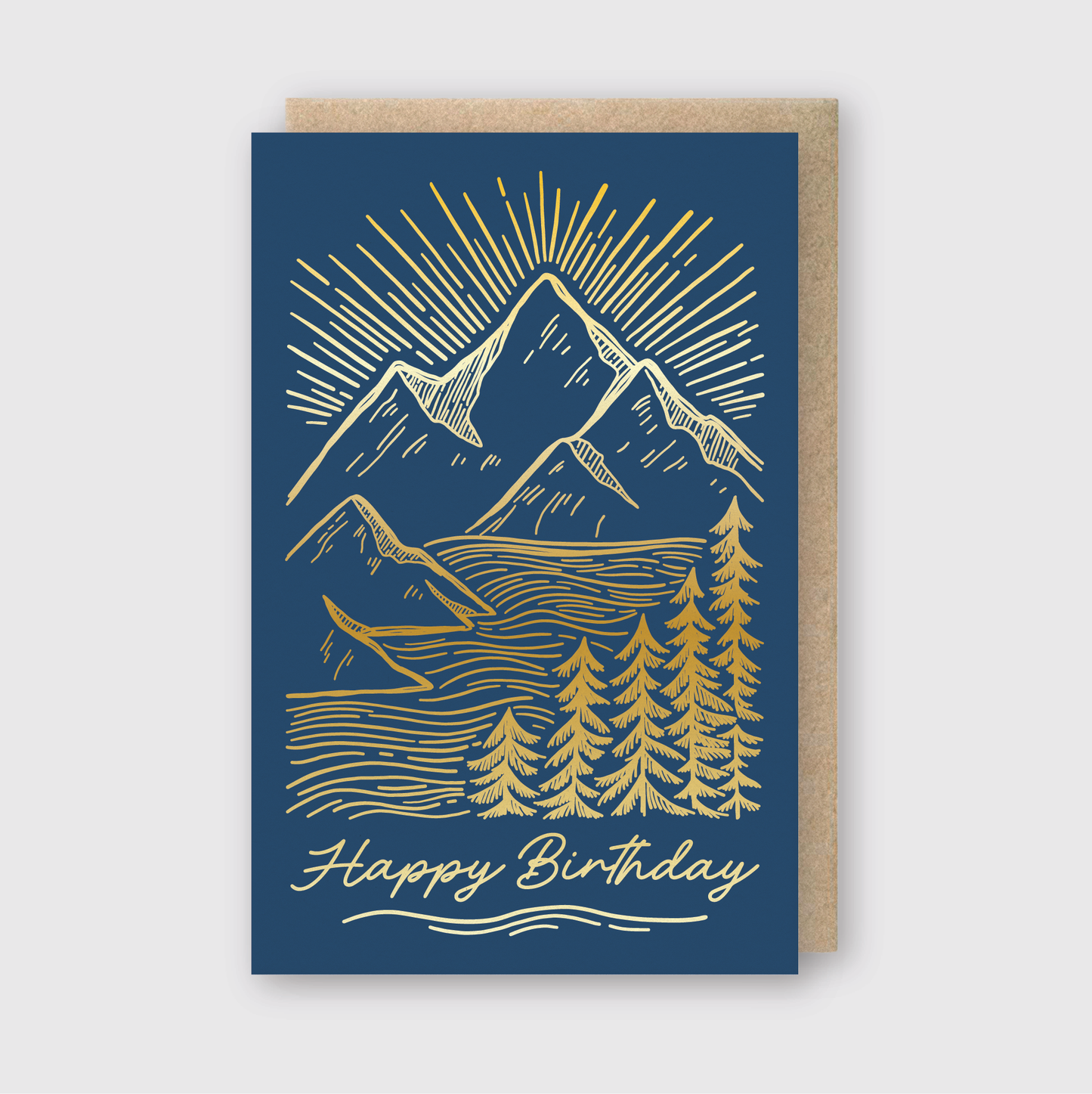 Birthday Mountainscape