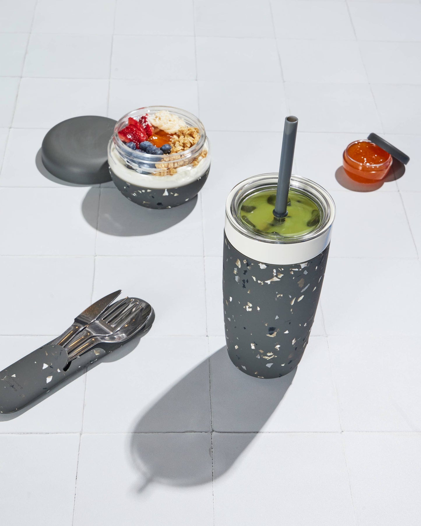 Straw Attachment Accessory Lid for Insulated Tumbler