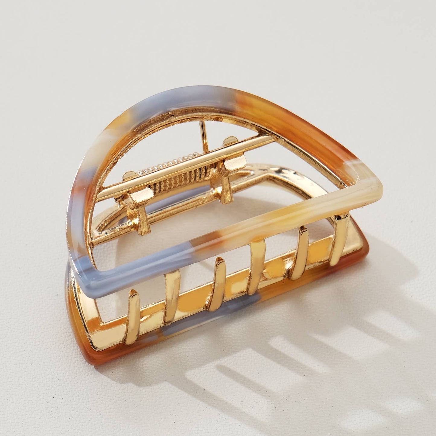 Rosalie Western | Classic Small Half Moon Metal Claw Clip