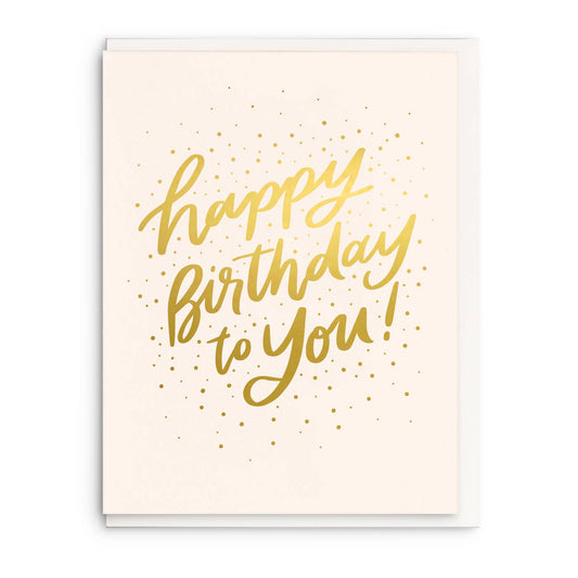 Birthday Burst - Foil Birthday Greeting Card