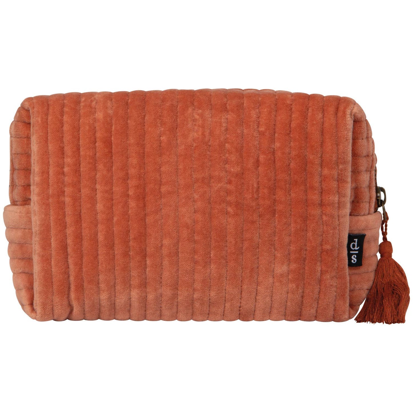 Copper Quilted Cosmetic Bag