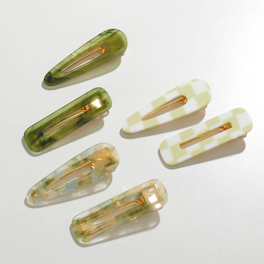 Gemma Garden Barrette Hair Clip (Set of 2)