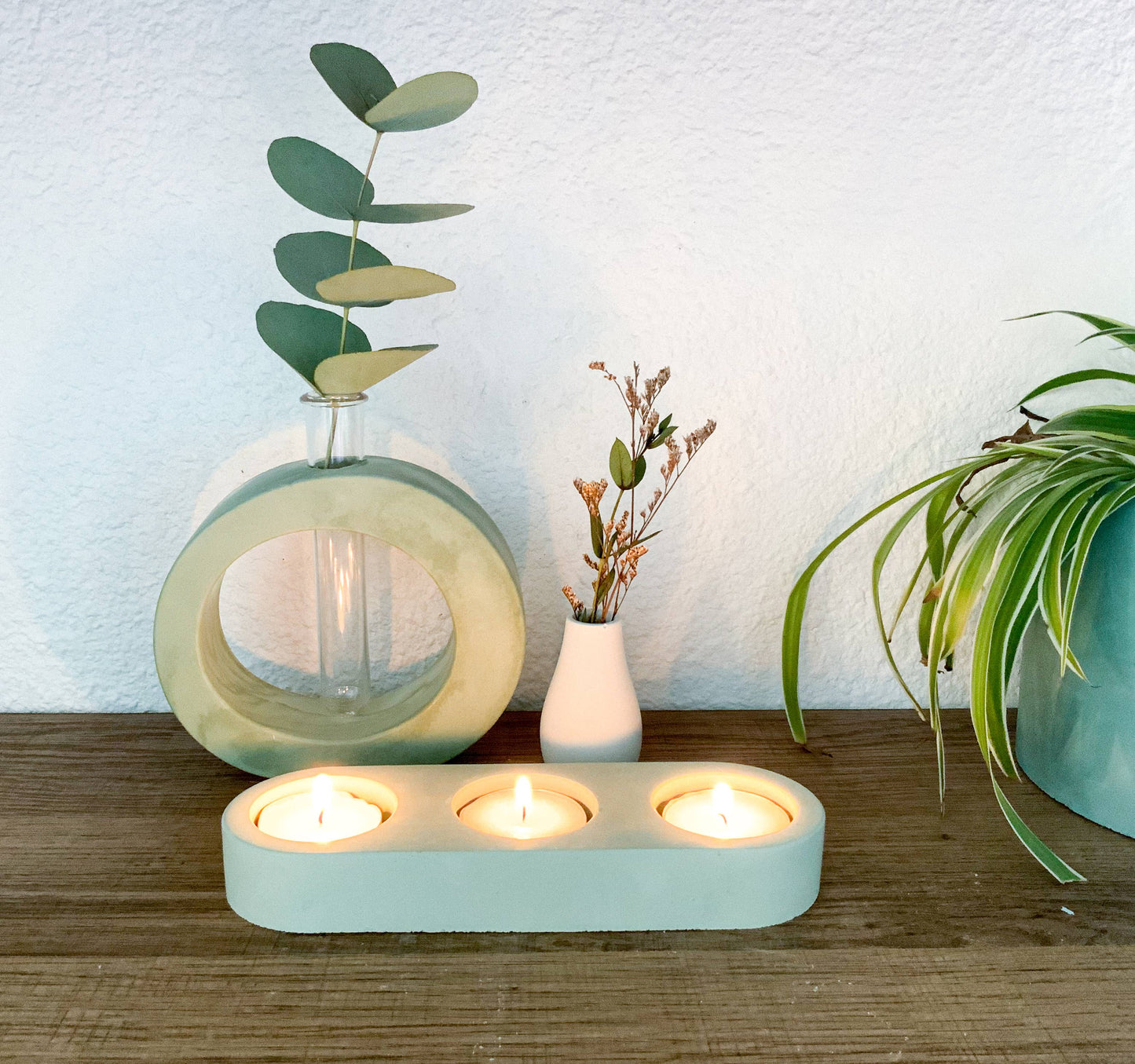 Propagation Station Modern Bud Vase | cement home decor