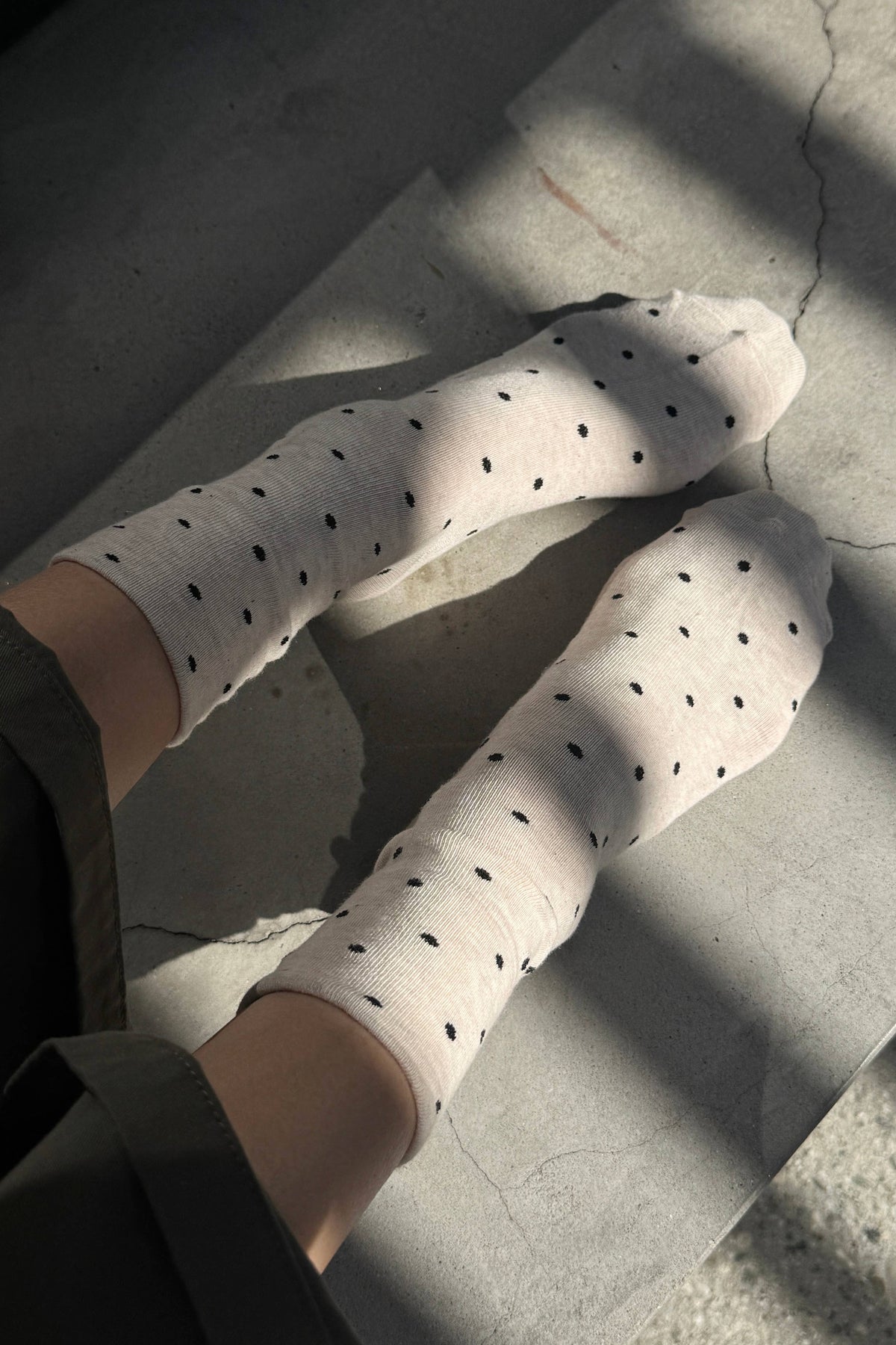 Polka Dot Sneaker Socks (wholesale)