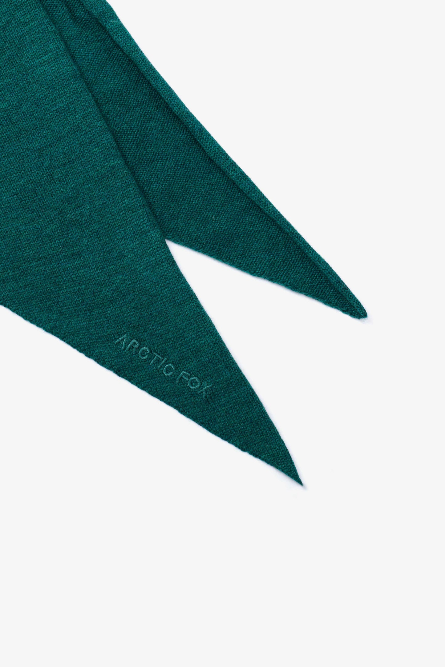 Merino Wool Triangle Scarf - Alpine Fern - FW25