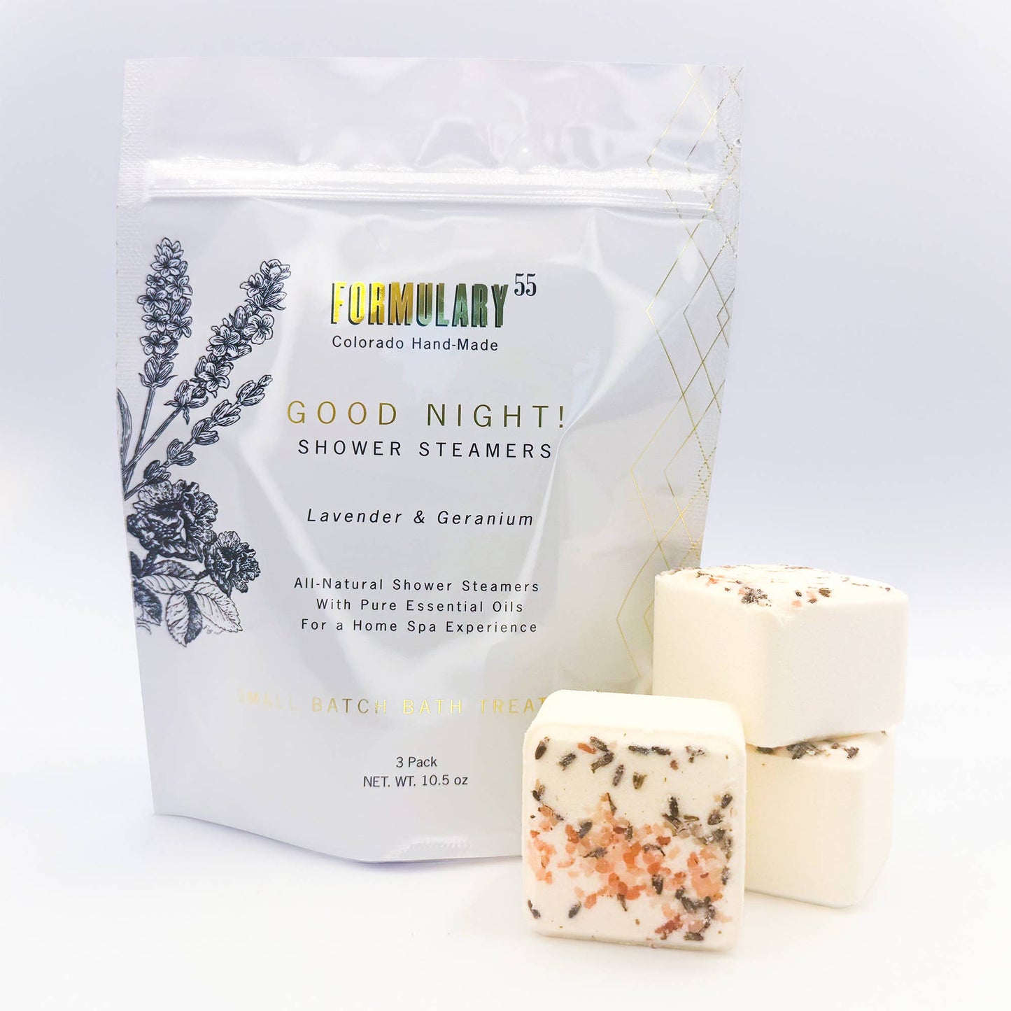 Good Night Shower Steamers - Lavender & Geranium