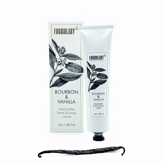 Bourbon & Vanilla - Shea Butter Hand and Body Creme Tube