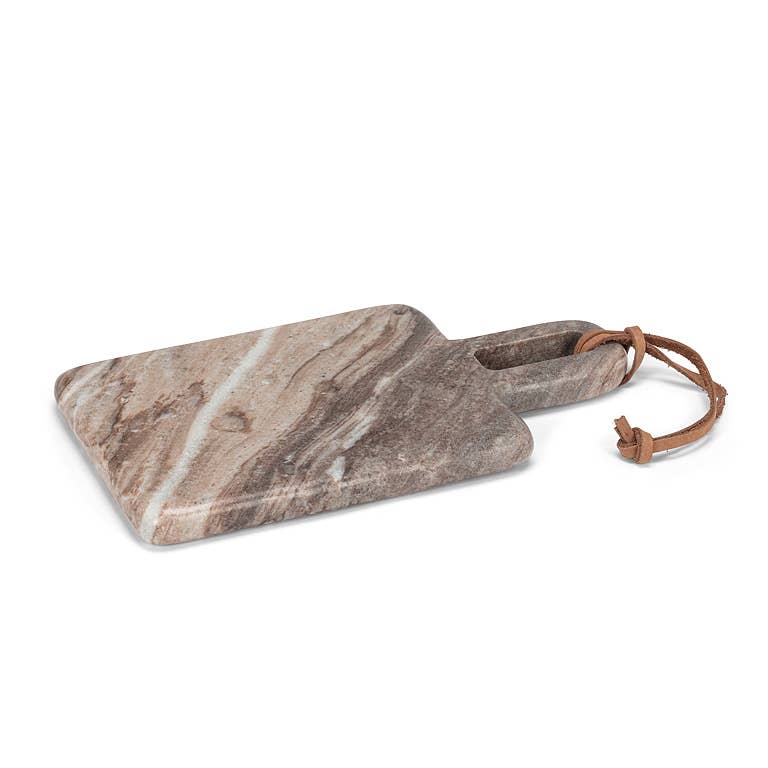 Rectangle Serving Board with Loop-Brown