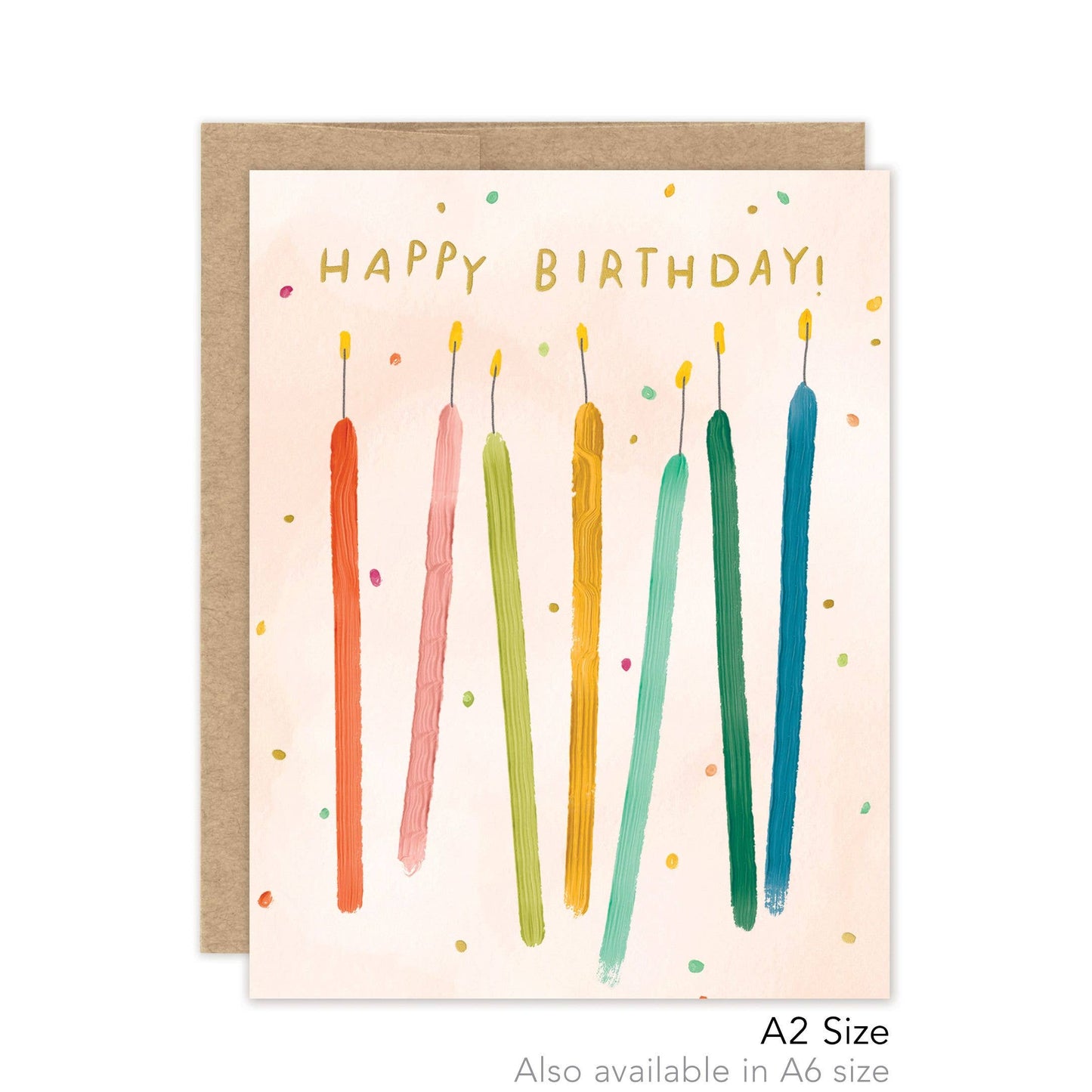 Candles Birthday - Luxe A2 Card
