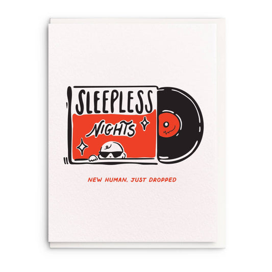 New Human, Letterpress Baby Greeting Card