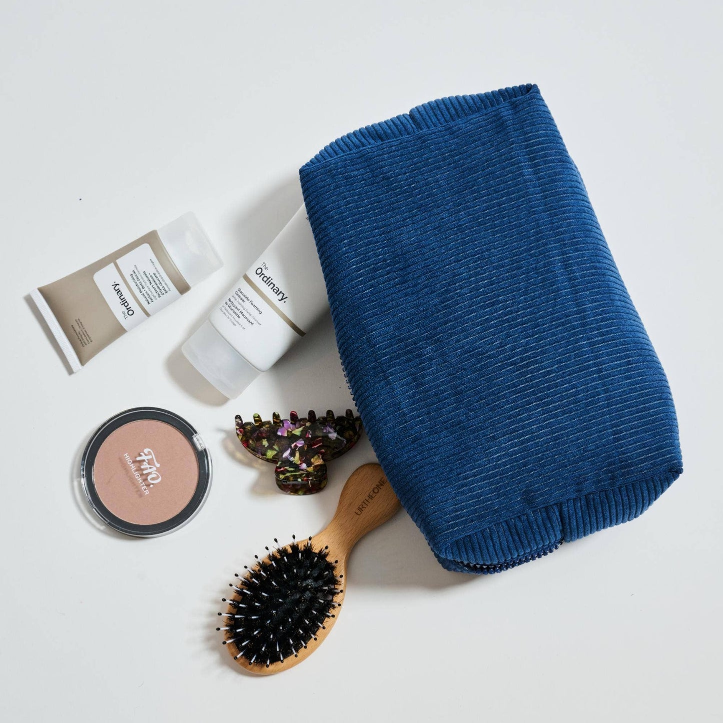 Cordially Yours - Corduroy Cosmetic & Travel Organizer Pouch