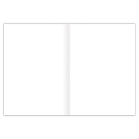 Purple & White Flowers Thank You Card