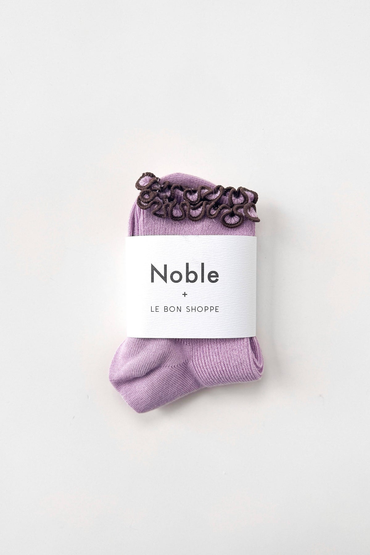The Petite Ruffled Modal Socks
