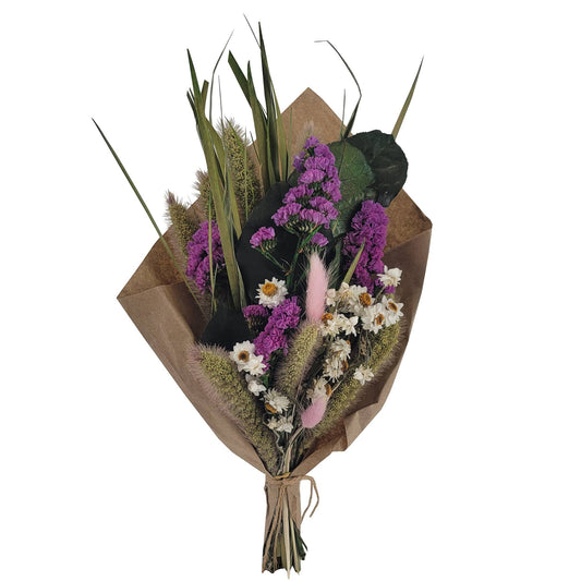 Petite 12" Bouquet: Magenta Statice Flowers
