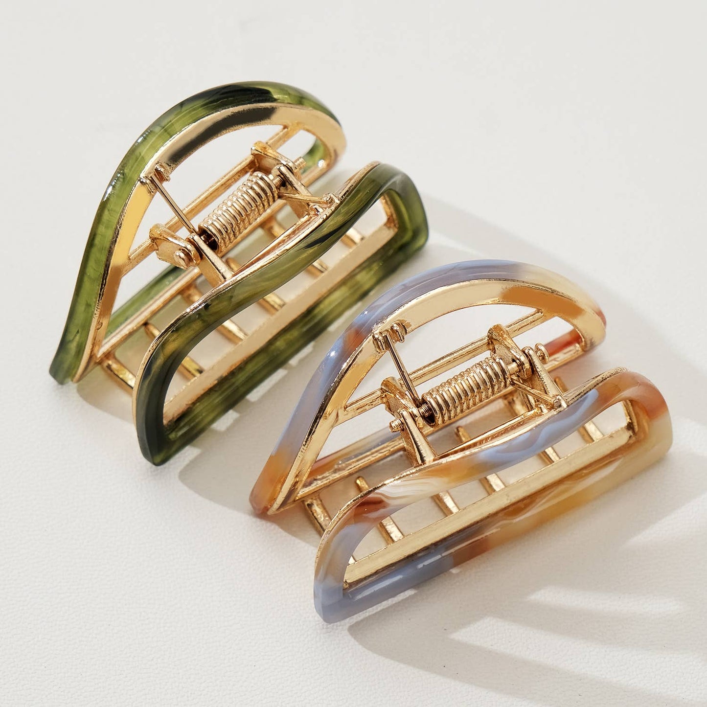 Rosalie Western | Classic Small Half Moon Metal Claw Clip