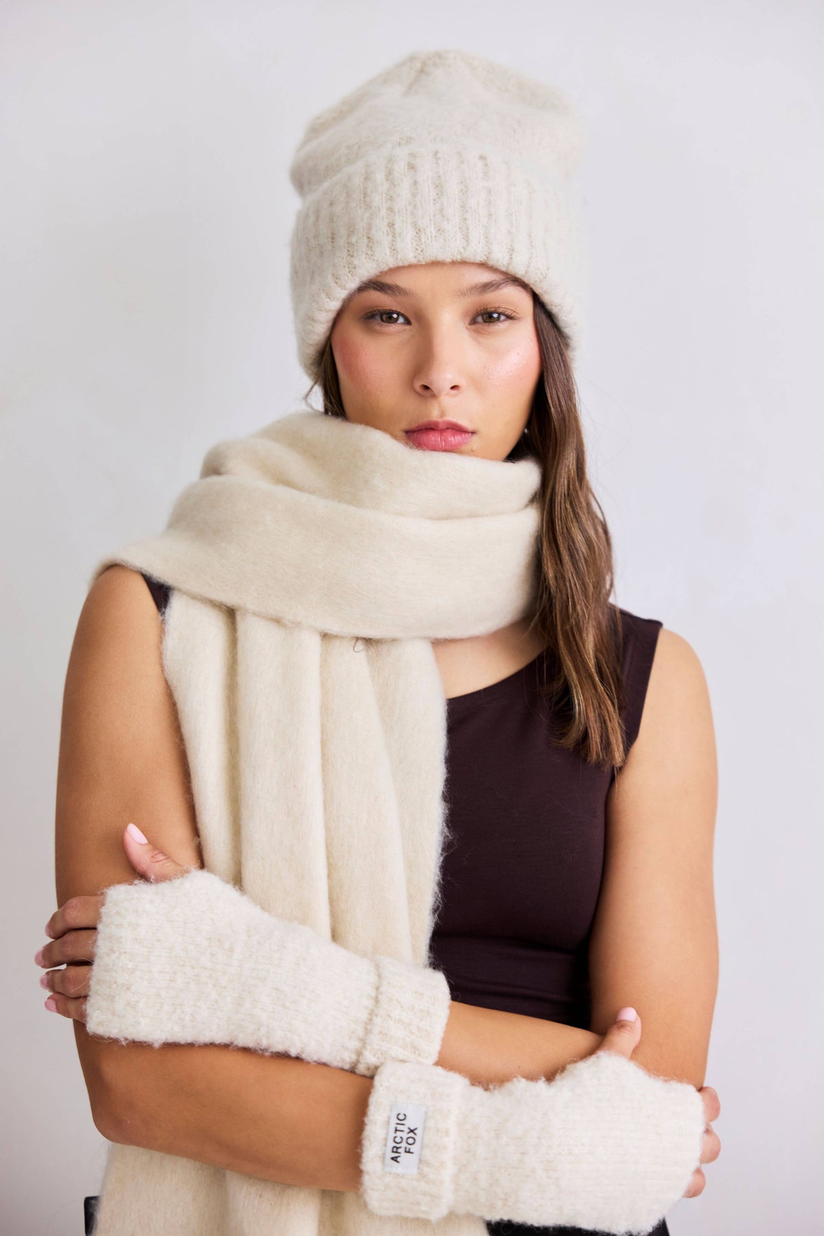 The Reykjavik Beanie Hat - Pebble Beige - FW26