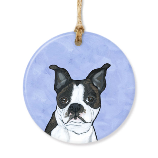Boston Terrier Dog Ornament