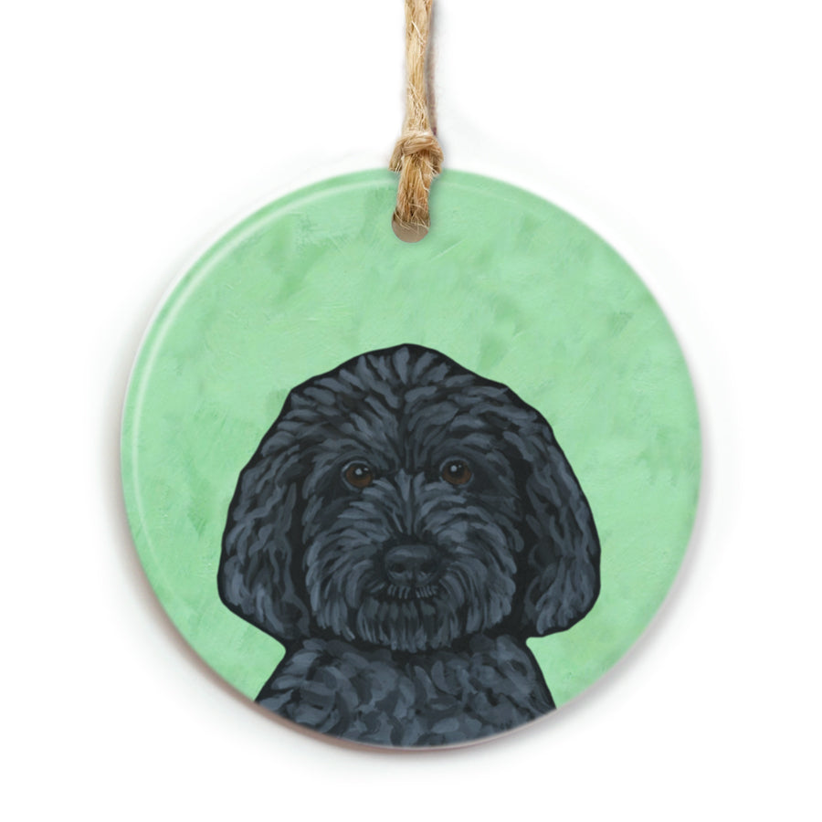 Golden Doodle Dog Ornament