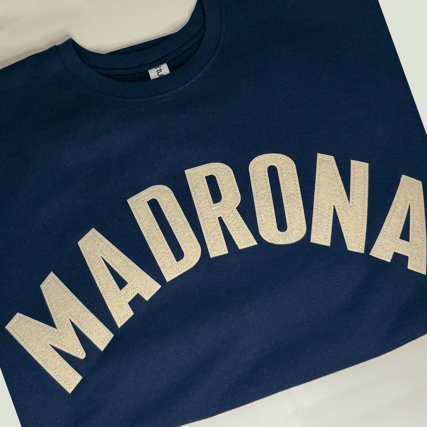 The Letterman - Felt Crewneck Sweatshirt