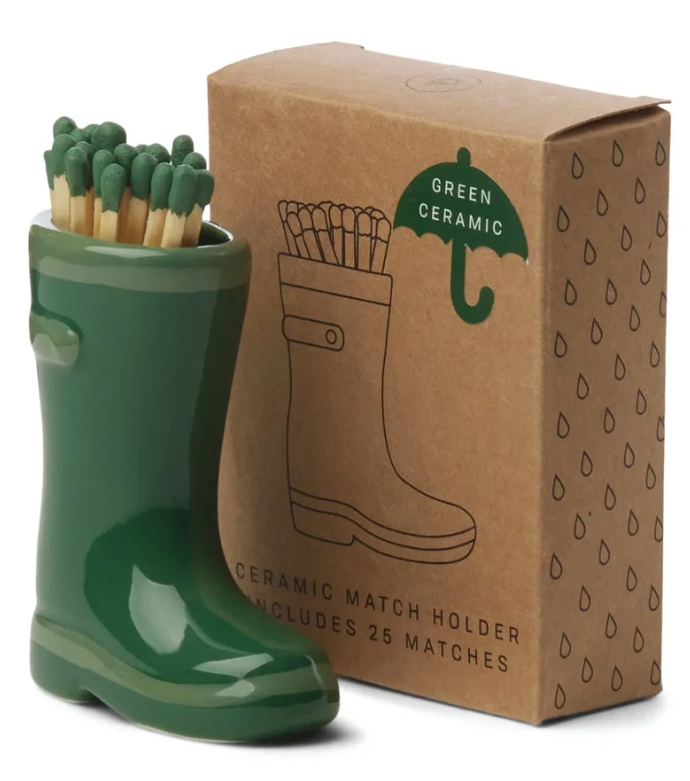 Wellington Boot Matchstick Holder