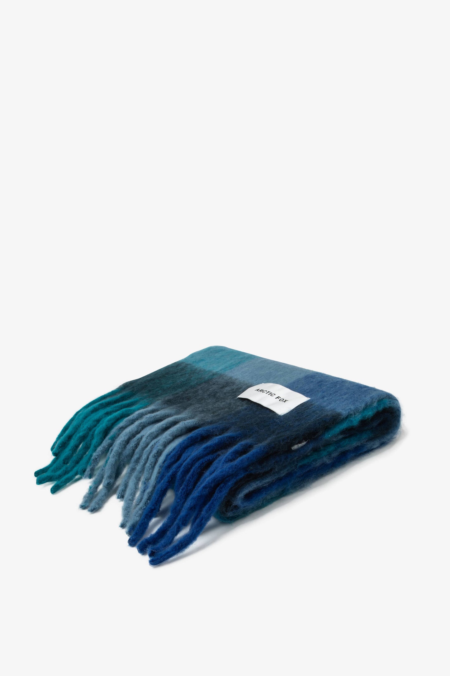The Reykjavik Scarf - 100% Recycled - Blue Check - FW25