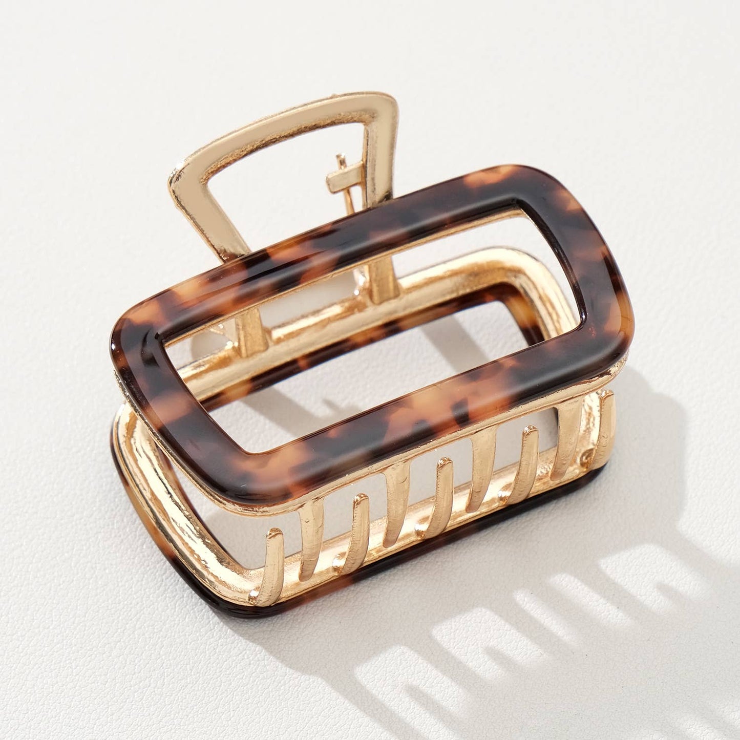 Harlow Core Rectangle Metal Claw Clip - Medium/Large