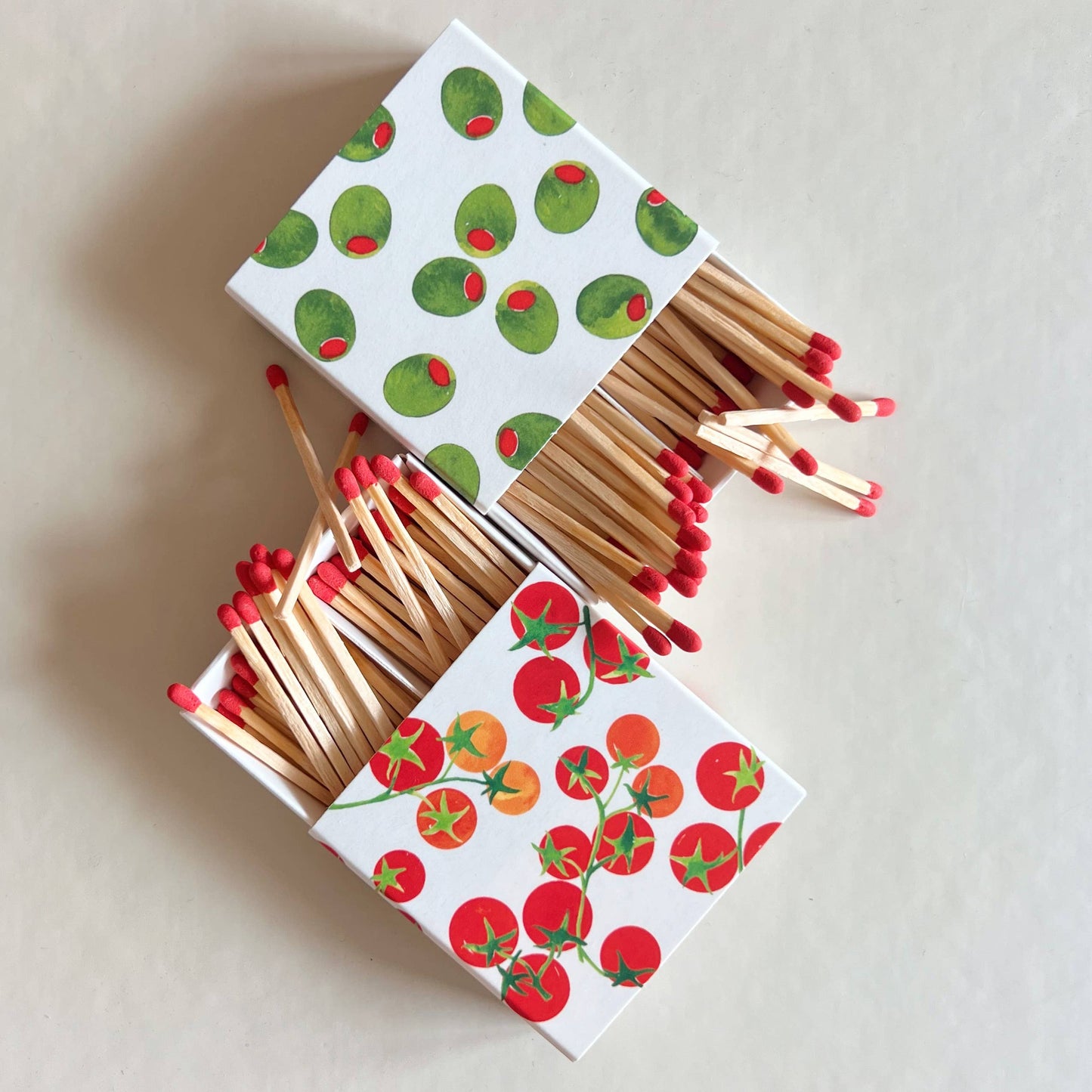 Olive Matches | Celebration Birthday Candle Matches