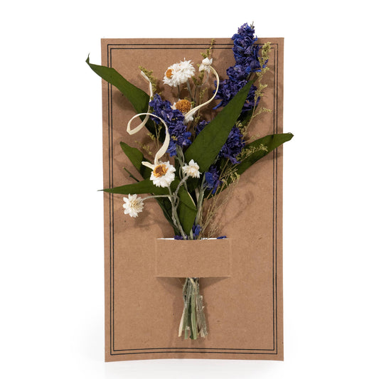 Eucalyptus & Purple Larkspur Mini Bouquet #58