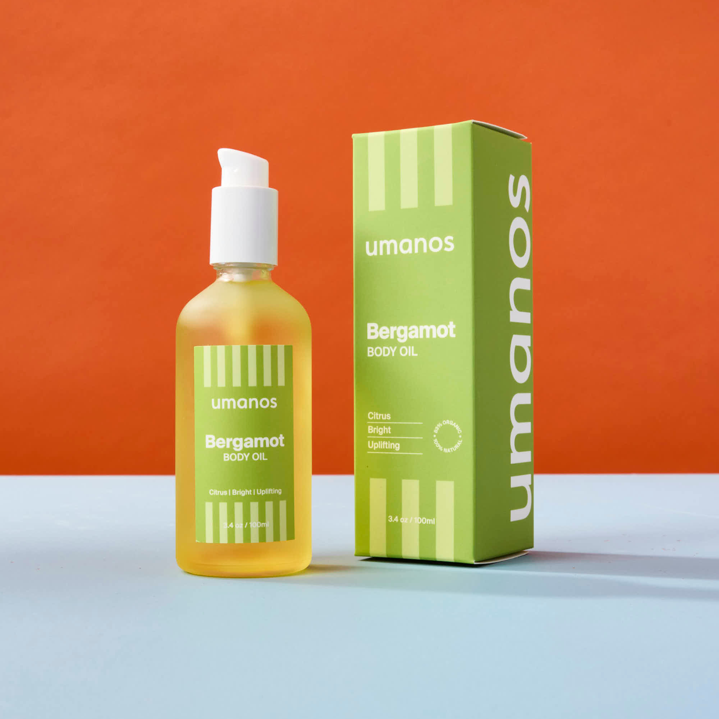 Bergamot Body Oil | Organic Ingredients | Colorful Packaging