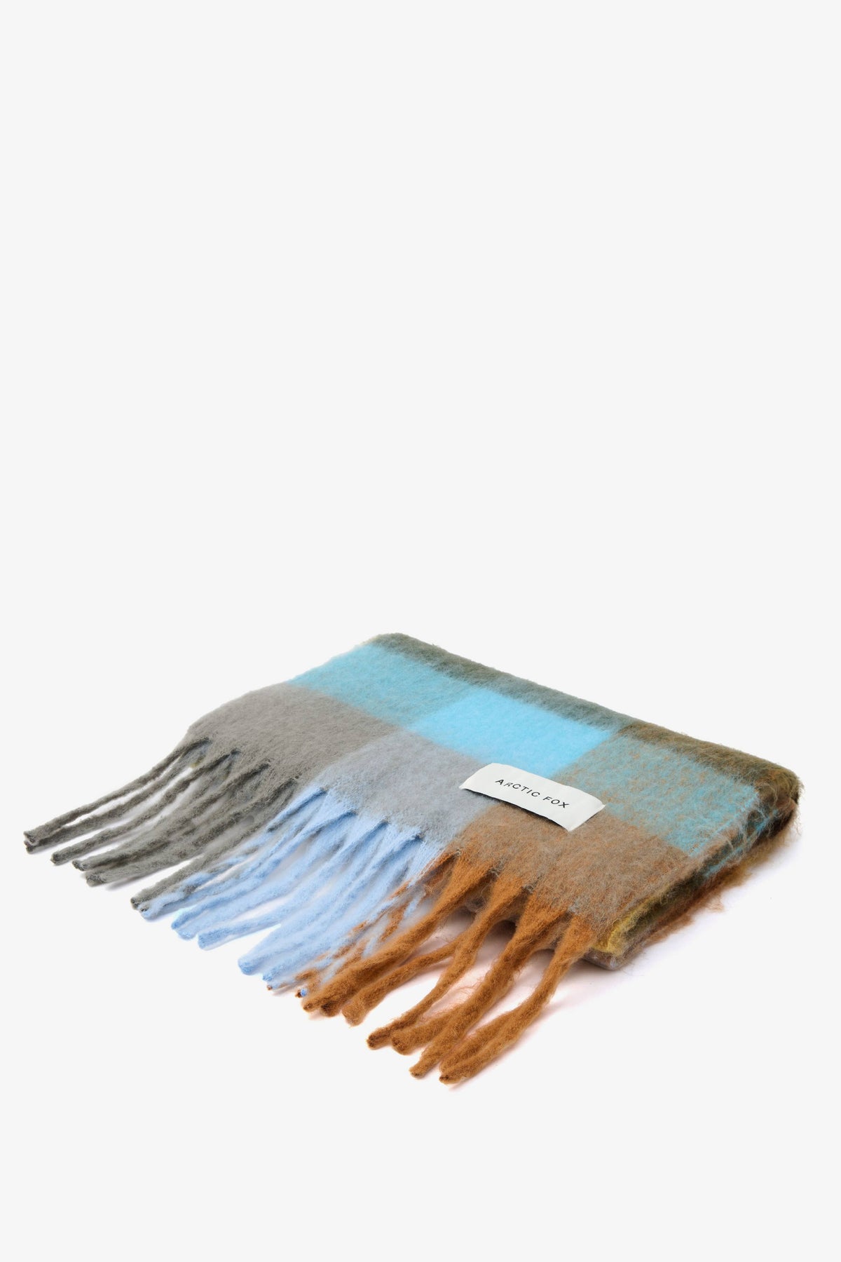 The Reykjavik Scarf - 100% Recycled - Blue/Orange - FW26