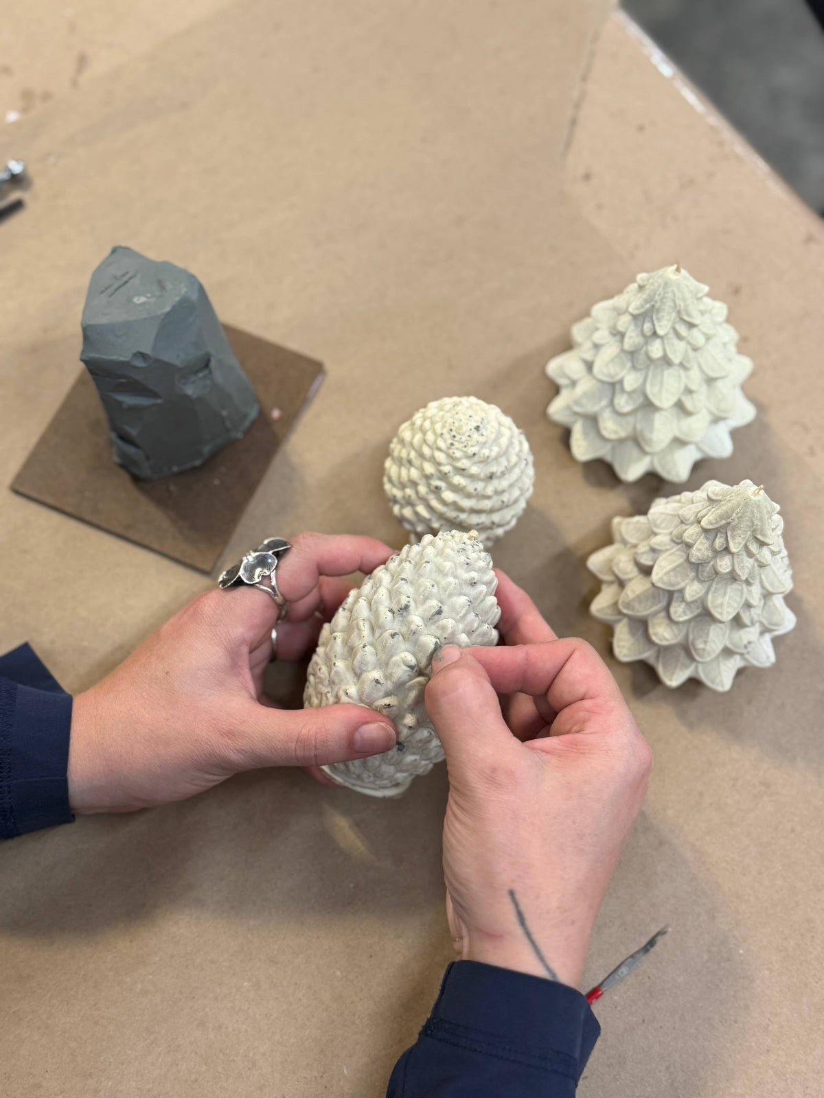 Mo&Co Home Exclusive: Sculpted Beeswax Pine Cones | 2 Sizes