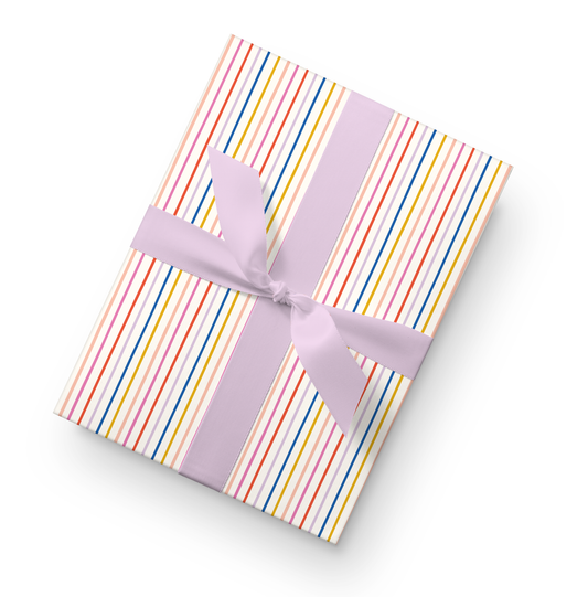 Rainbow Stripes - Gift Wrap (Rolls)