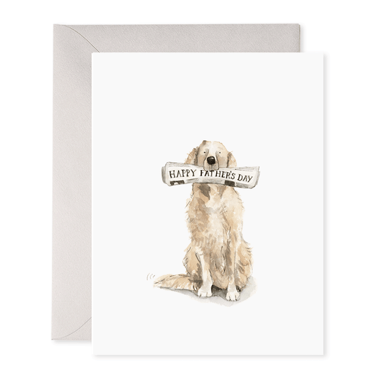 Doggy Dad Father's Day Greeting Card