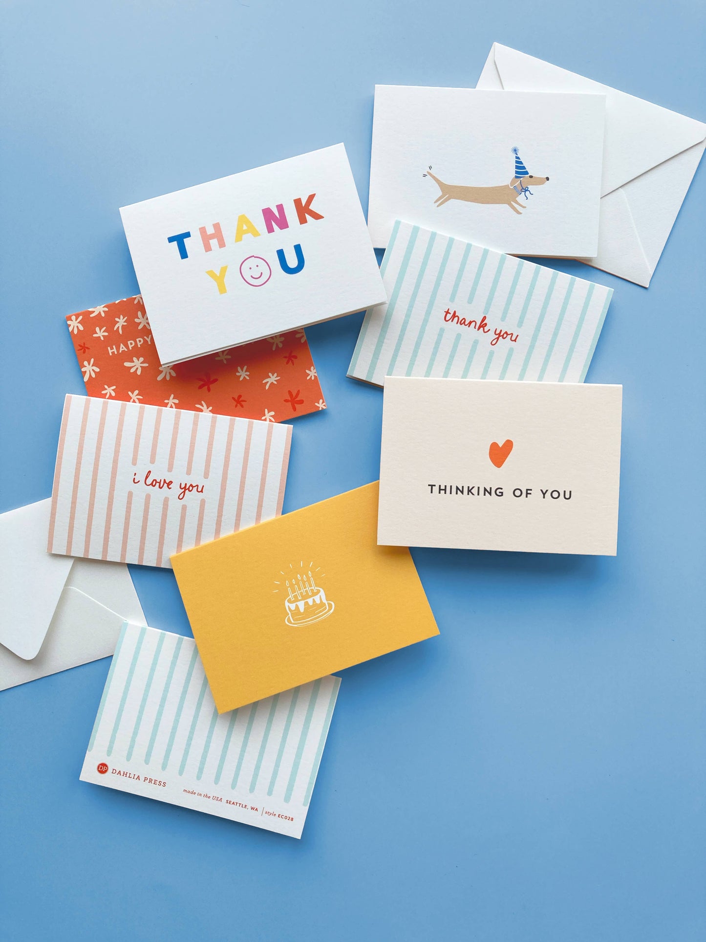 Baby Stripes - Enclosure Greeting Cards