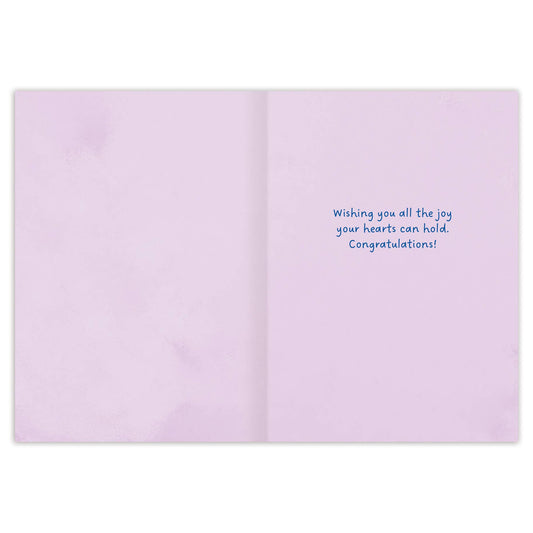 Garden Scene Wedding Card