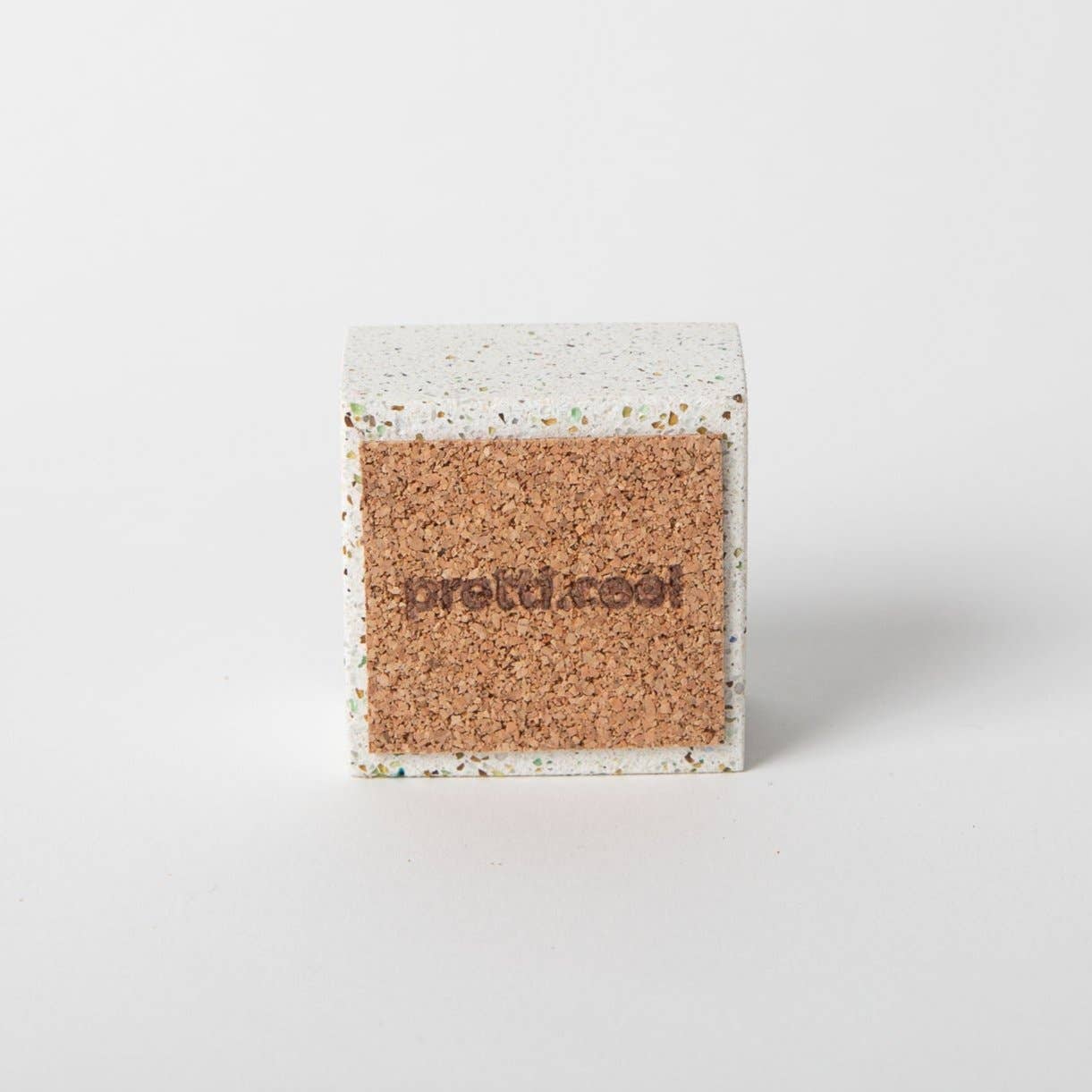 Square Incense Holder | White Terrazzo