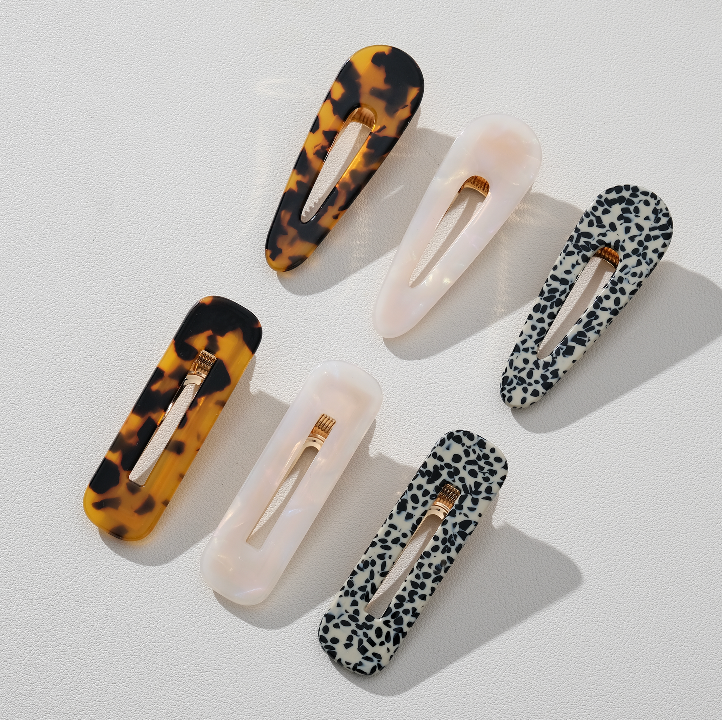 Gemma Core | Printed Barrette Hair Clip (Set of 2)