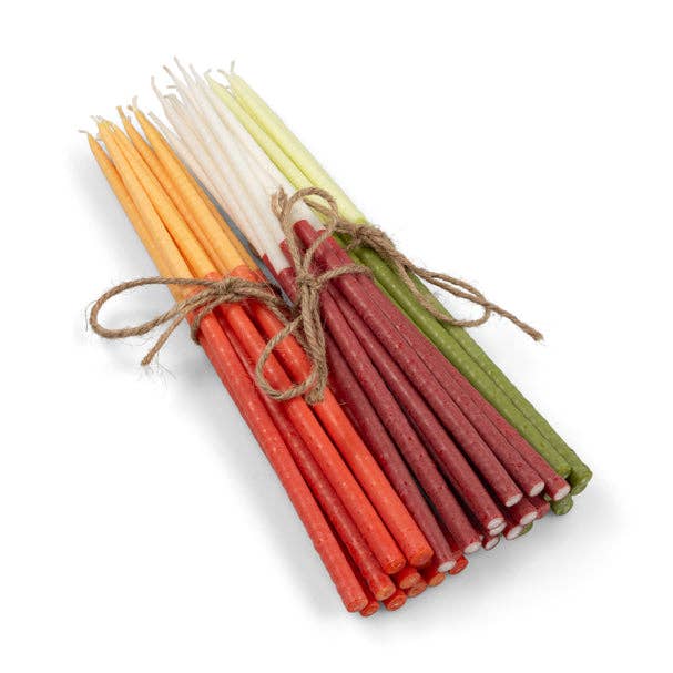 BRITISH COLOUR STANDARD - Thin Taper Candles - Two-Tone in Pistachio and Eau De Nil