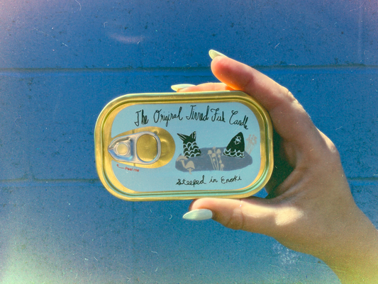 Tinned Fish Candle  Enoki Forest Soy Wax Candle