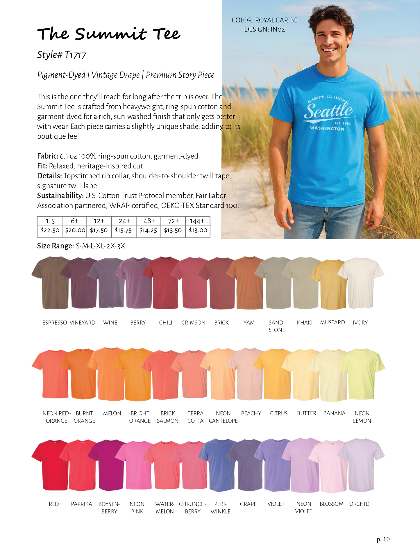 Custom Unisex Summit Tee
