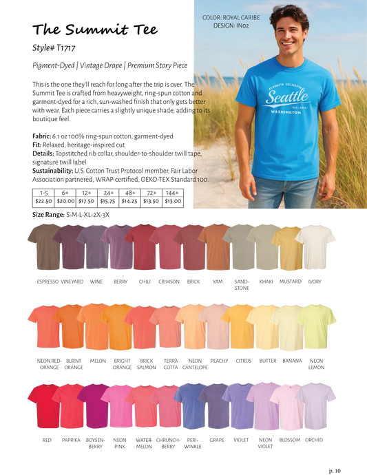 Custom Unisex Summit Tee