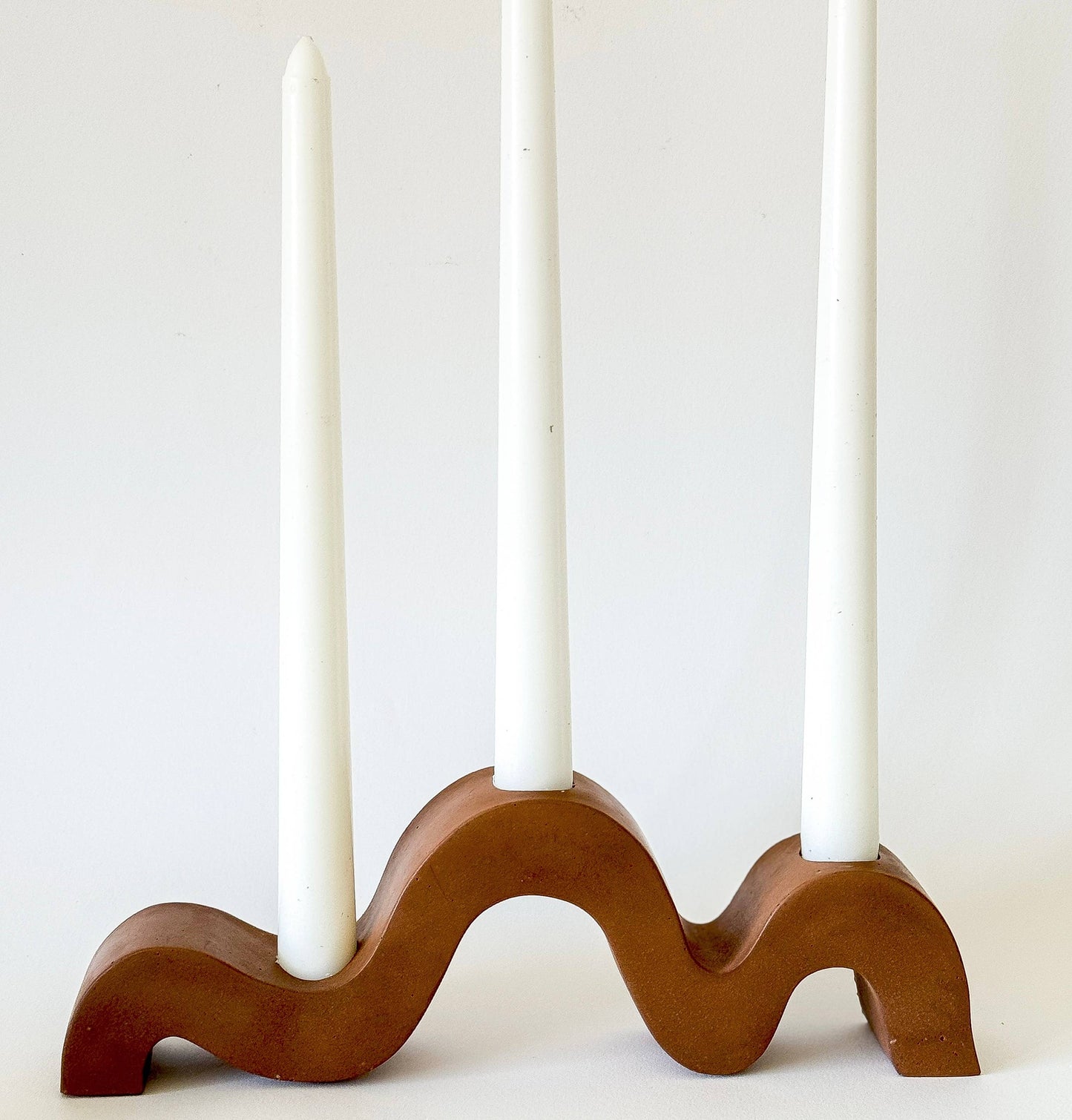Wavy Taper Candle Holder | Candlestick Holder