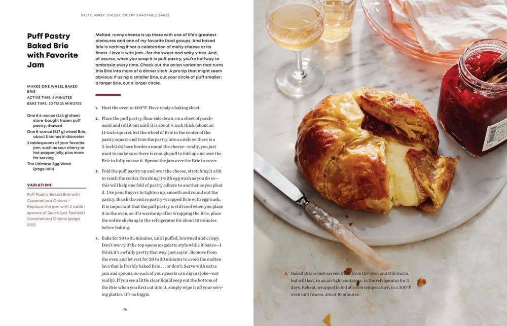 Salty, Cheesy, Herby, Crispy Snackable Bakes