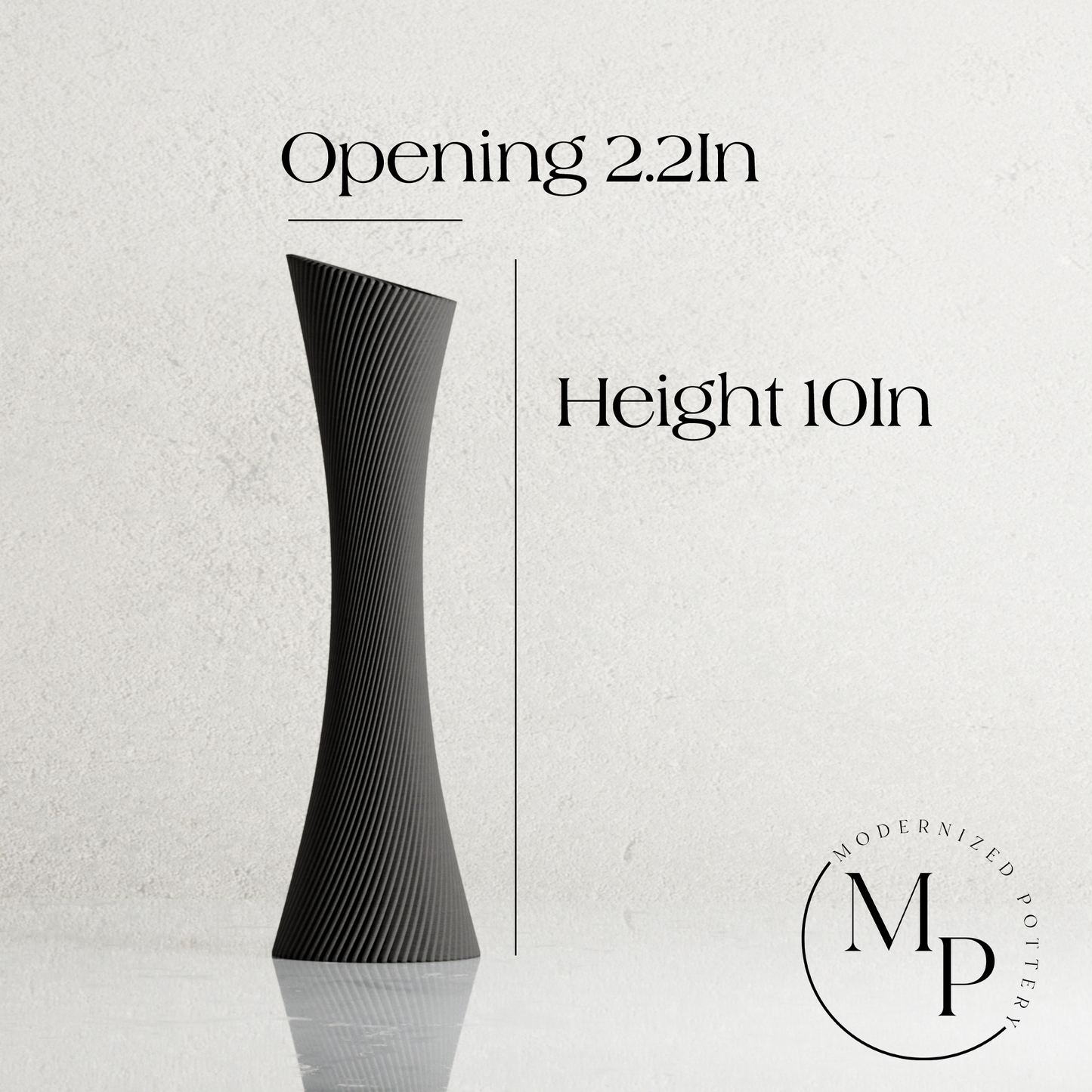 SPIRAL ROSE Vase | Modernized Pottery