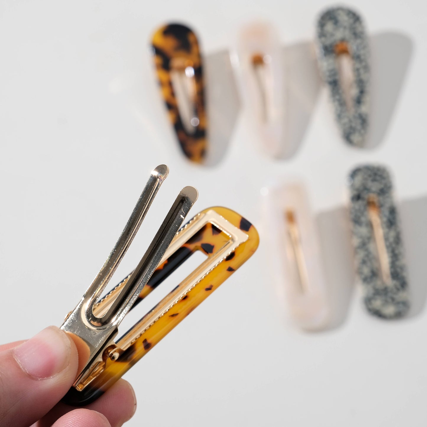 Gemma Core | Printed Barrette Hair Clip (Set of 2)