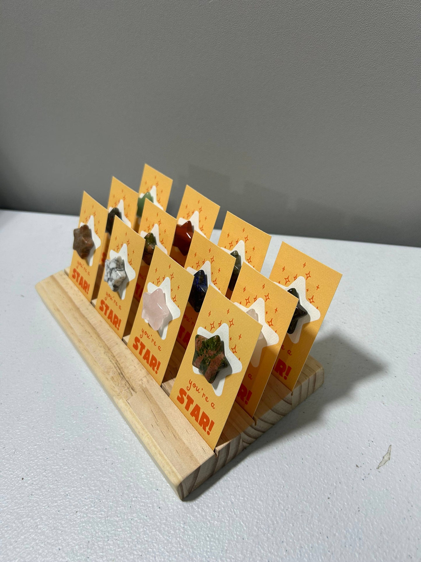 "You're a Star!" Mini Crystal Greeting Card- Crystals & Stones