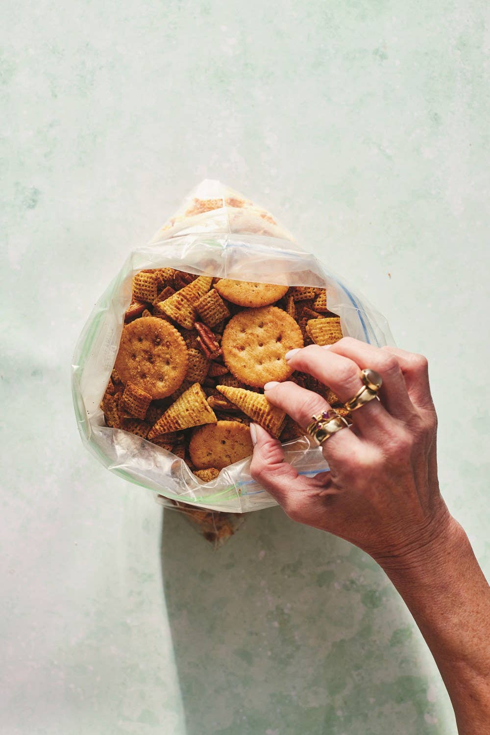 Salty, Cheesy, Herby, Crispy Snackable Bakes