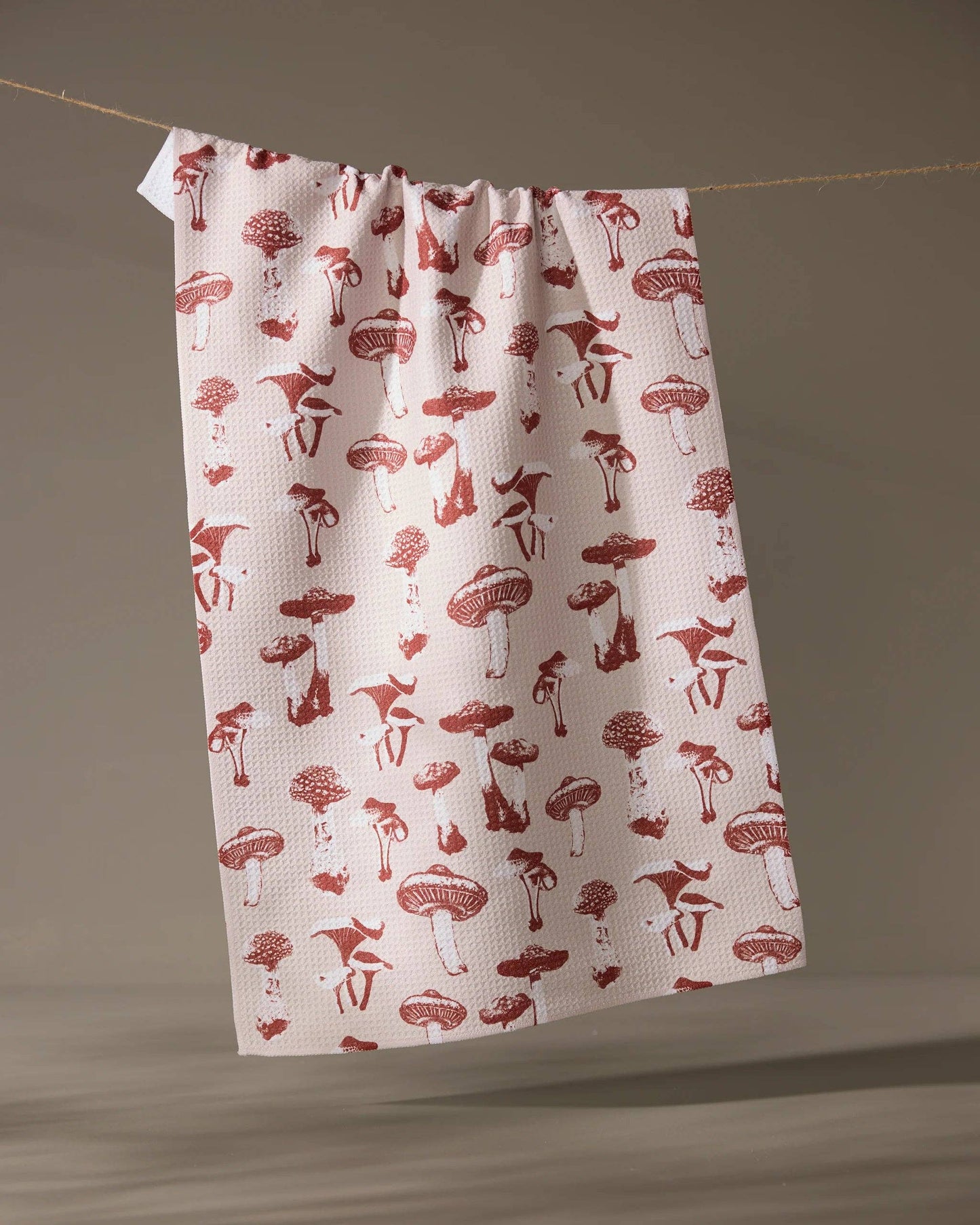 Autumn Mushrooms Tea Towel