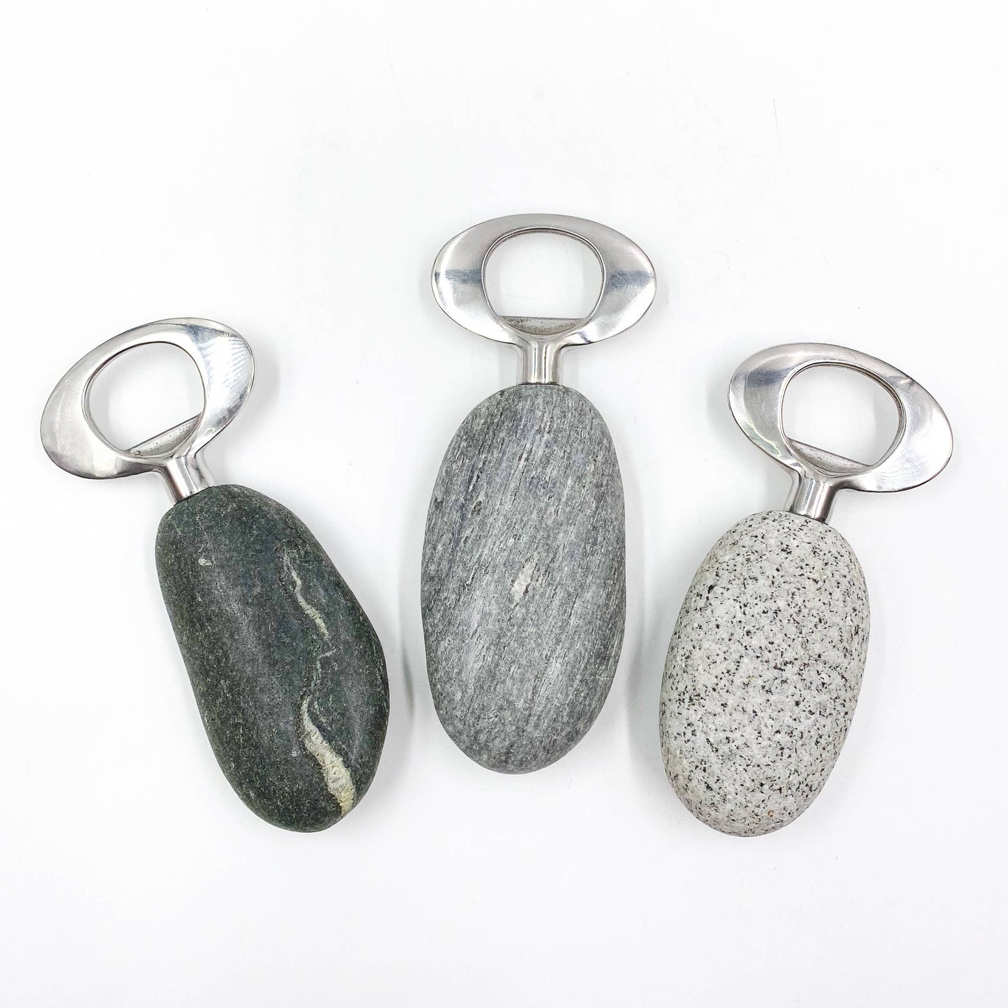 Nature-Inspired Stainless Steel  Stone Bottle Opener