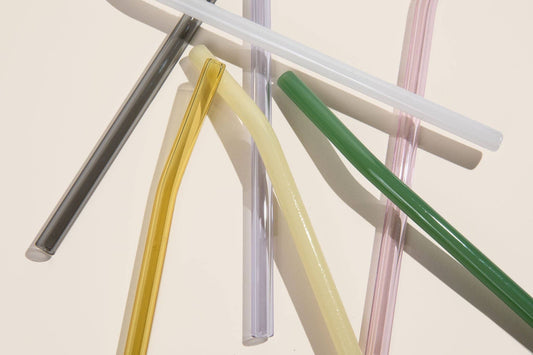 8in Bent Glass Straws